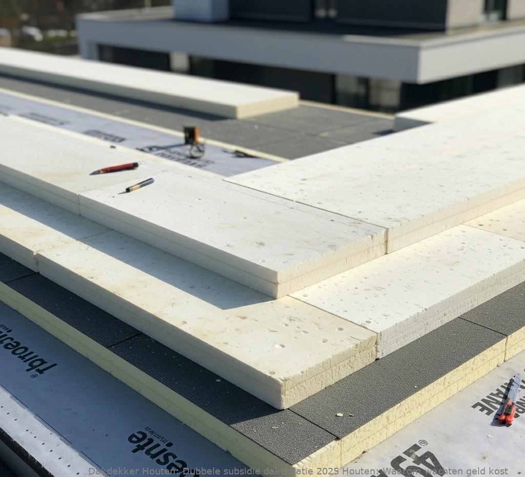 Dubbele Subsidie Dakisolatie 2025 Houten